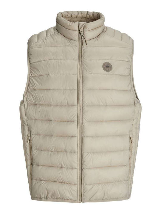 Ärmellos Jacke Puffer Beige
