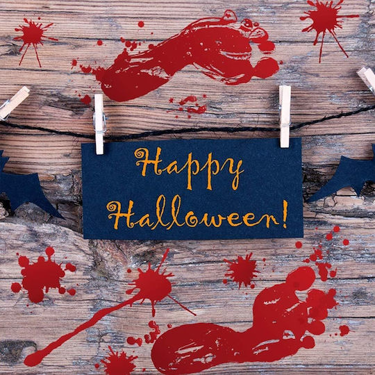 Decorațiuni Halloween Ornamente Autocolante Tatuaje Temporare 126 Bucăți