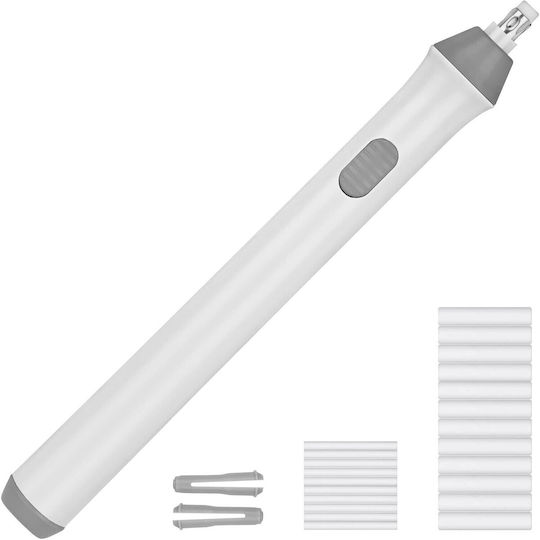 Radiere Electrice Flippy Sketches Art Vârf Grosime 3 Mm/5 Mm Baterii 2 X Aa Nu Sunt Incluse Abs Alb