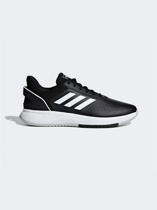 adidas Courtsmash Bărbați Pantofi Tenis Toate instanțele Core Black / Cloud White / Grey Two