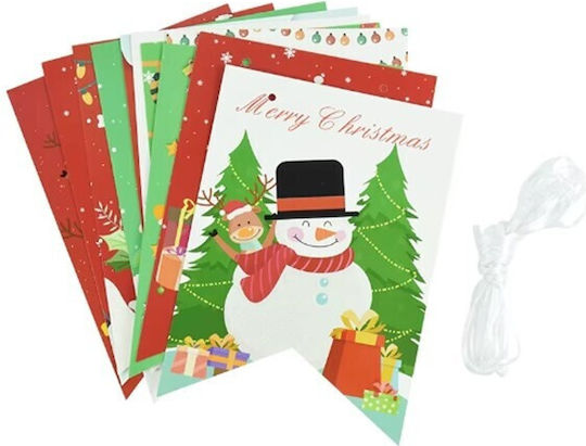 Decorațiune De Crăciun Flippy Banner Tip 12 Bucăți Ușă Perete Multicolor Șir Inclus Model A