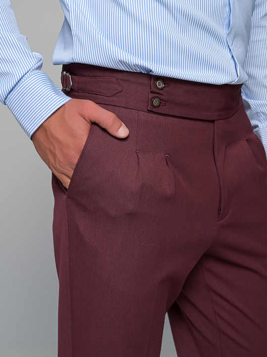 Alessandro Pantaloni Elastic Bordeaux