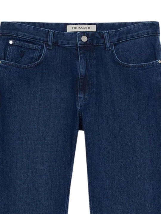 Ανδρικό Παντελόνι Τζιν με Slim Εφαρμογή Blue Denim