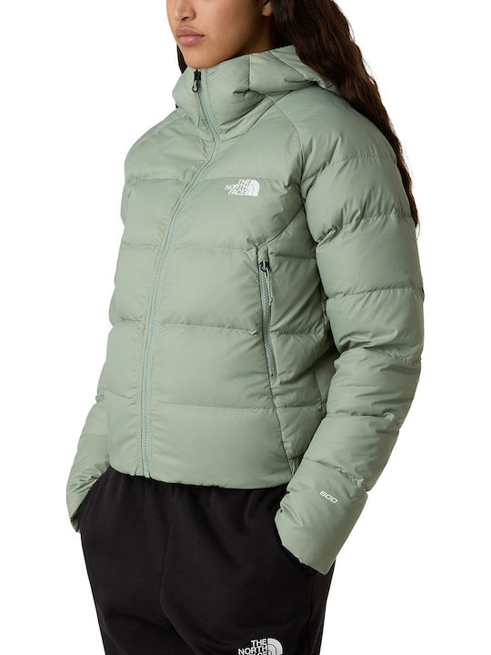 Hyalite Crop Γυναικείο Puffer Μπουφάν για Χειμώνα Χακί