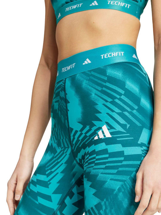 Performance Training Colanți Cropped Push Up Verde