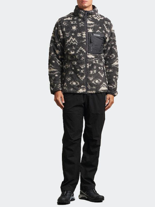 Winter Pass Men's Fleece Cardigan Black