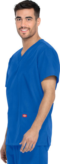 Dickies Unisex Blue Pants & Blouse Set Cotton and Polyester