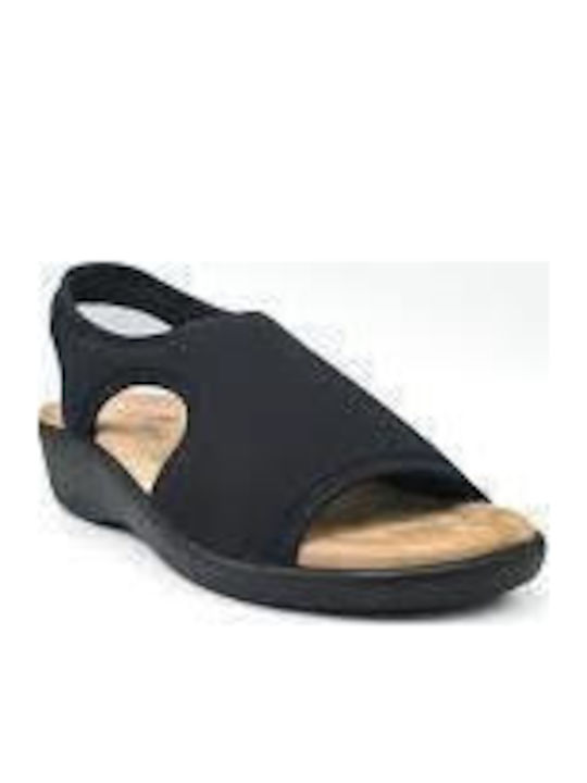 Flache Sandalen für Damen in Schwarz Farbe