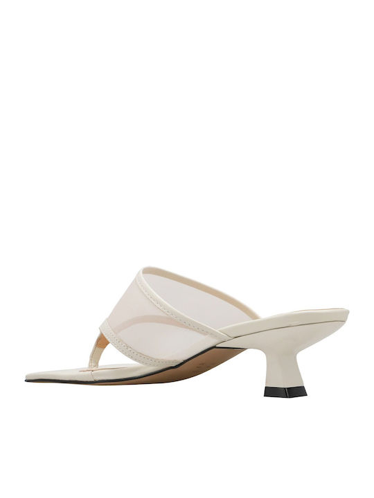 Leder Sandalen Beige