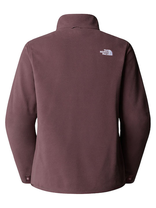 Glacier Women's Cardigan with Zipper Tawny, Purple