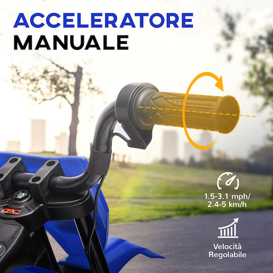 Παιδική Μηχανή Ηλεκτροκίνητη 12 Volt Μπλε για 3+ ετών