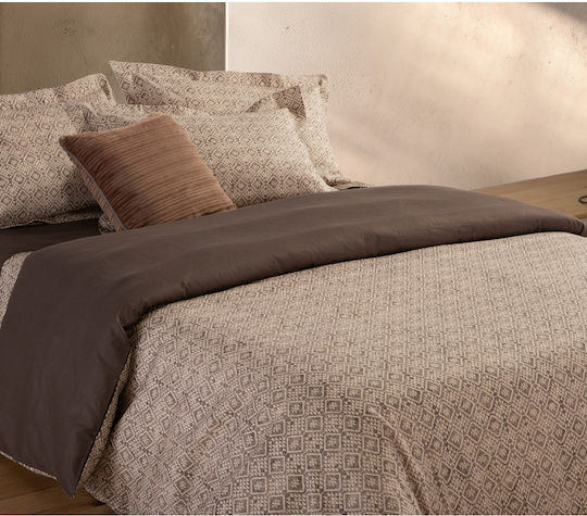 Nef-Nef Homeware Πάπλωμα Υπέρδιπλο 240x230εκ. Cardynal Beige/grey 300 GSM