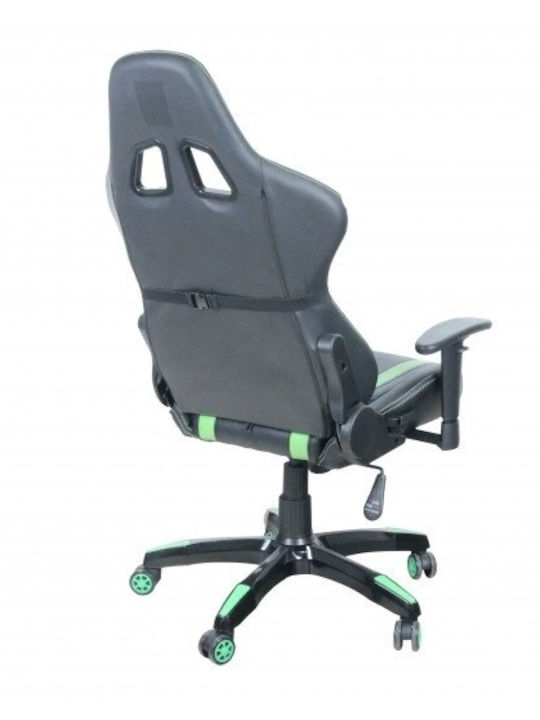 Spacer Gr168 Gaming Stuhl mit verstellbaren Armlehnen Schwarz