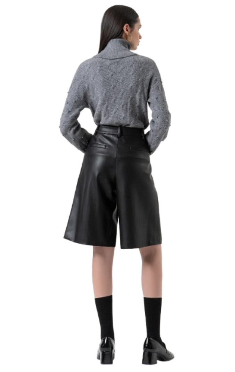 Fracomina Women's Bermuda Shorts Black FR25WV6004P41101-053