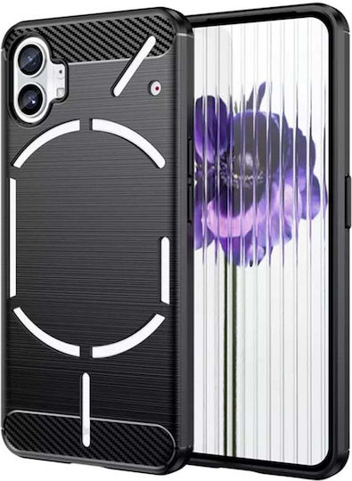 Back Cover Silicon Negru (Nothing Phone 1)