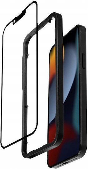 Crong 2.5D 0.33mm Tempered Glass Black for iPhone 17e / 16e / 14 / 13 / 13 Pro Mobile Screen Protectors