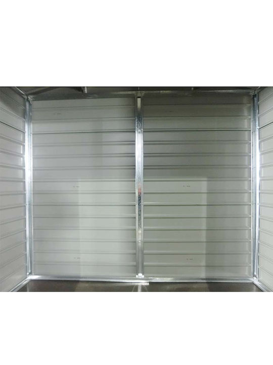 Metallic Garden Warehouse Galvanized Evan Plus E with Air Vents L2.77xW3.22xH2.21m