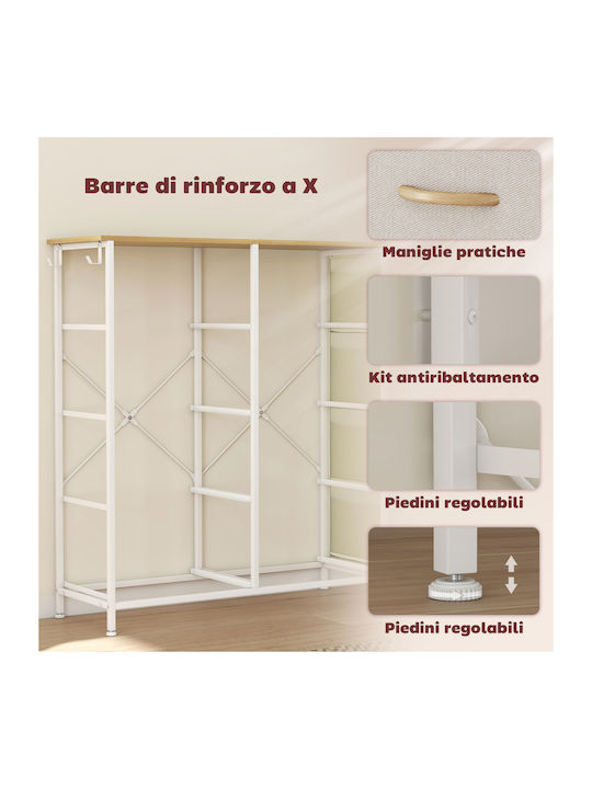 Schublade Büro in Beige, 86x30x94.5cm