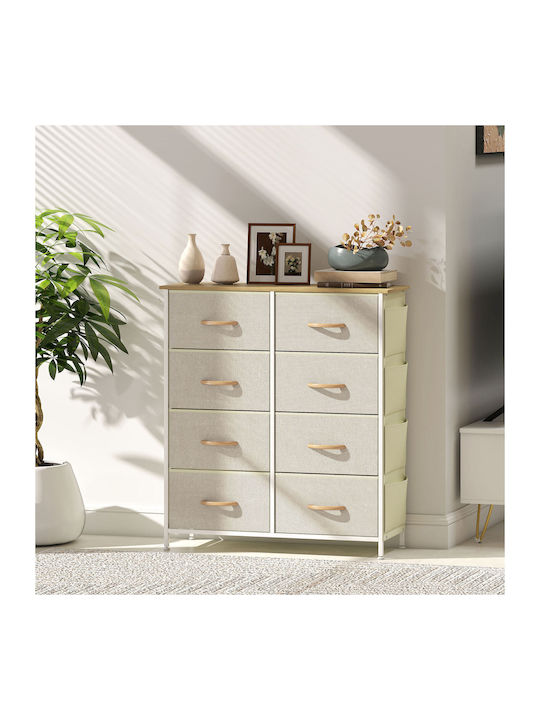 Schublade Büro in Beige, 86x30x94.5cm