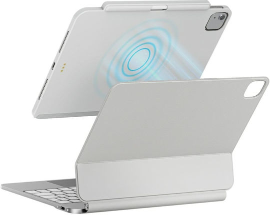 Case Uniq Axel iPad Air 11" M2-M3 iPad Air 10.9" 2022/2020 iPad Pro 11" 2022/202 White