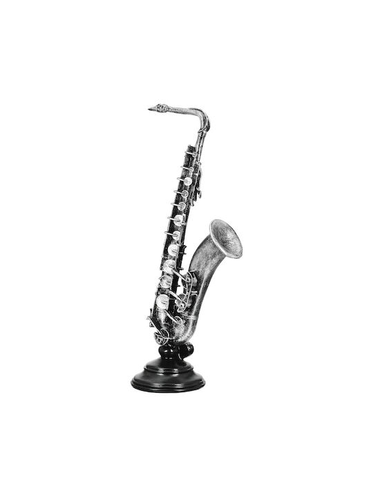 Sculpture Synthetic Resin Silver 2 Variety 15x10x37cm 15x10x37cm