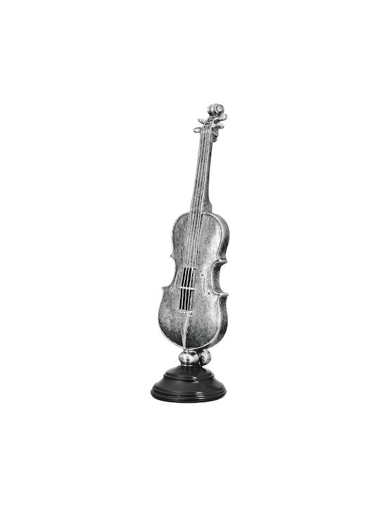 Sculpture Synthetic Resin Silver 2 Variety 15x10x37cm 15x10x37cm