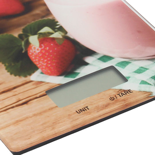 Kitchen Scale Glass 15 Kilograms 20x14.5x1.5 cm Keskor 67400-4