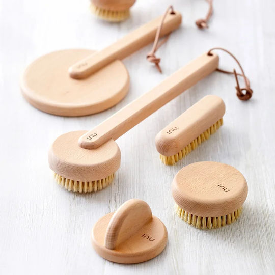 Zone Denmark Wooden Bath Brush 18.4x7x3.9 Inu Beech