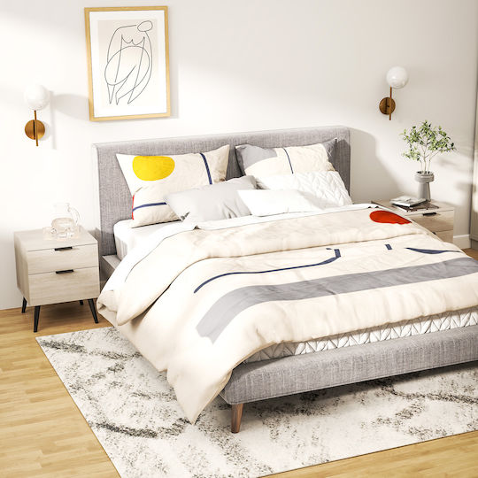 Bedside Tables Wooden Brown 2 Pieces 40x40x50cm