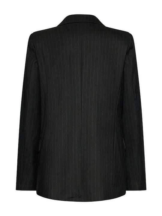 Richmond Damen Blazer Μαύρο Ριγέ Richmond Damen Blazer Μαύρο Ριγέ