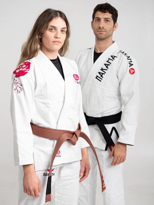 Nakama Uniform Brasilianisches Jiu Jitsu Weiß