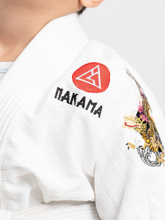 Nakama Kids Brazilian Jiu Jitsu Uniform White