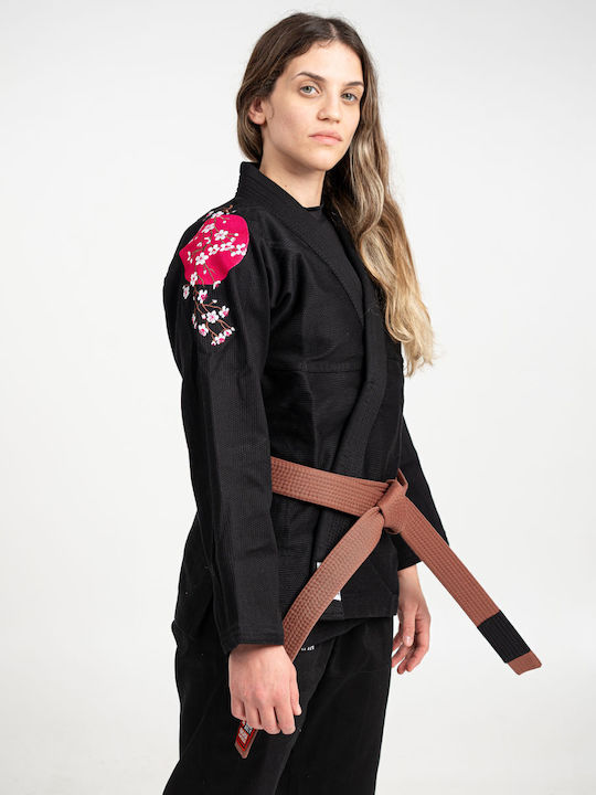Nakama Uniform Brasilianisches Jiu Jitsu Schwarz