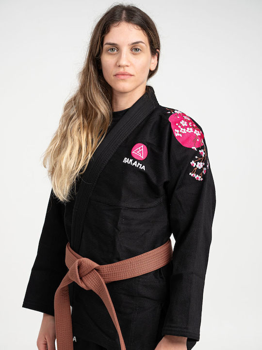 Nakama Uniform Brasilianisches Jiu Jitsu Schwarz