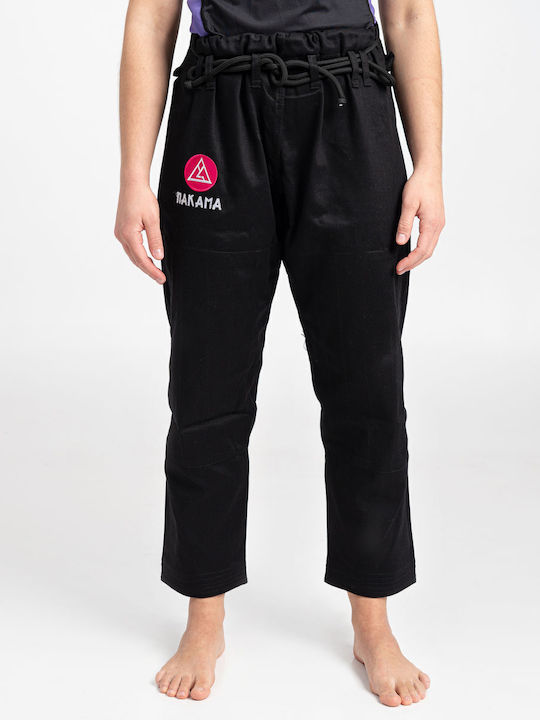 Nakama Uniform Brasilianisches Jiu Jitsu Schwarz