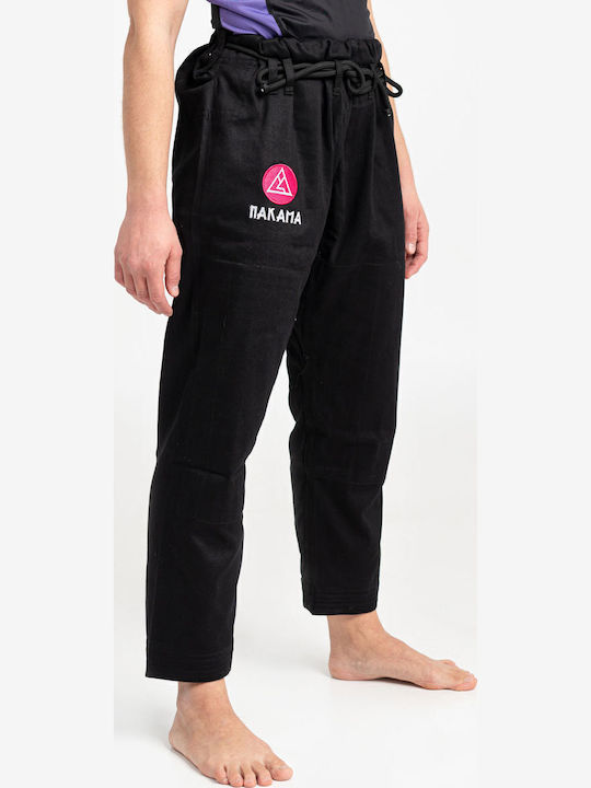 Nakama Uniform Brasilianisches Jiu Jitsu Schwarz