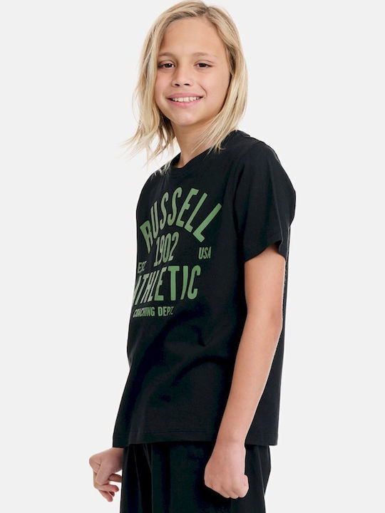 Kids' T-shirt Black Crewneck