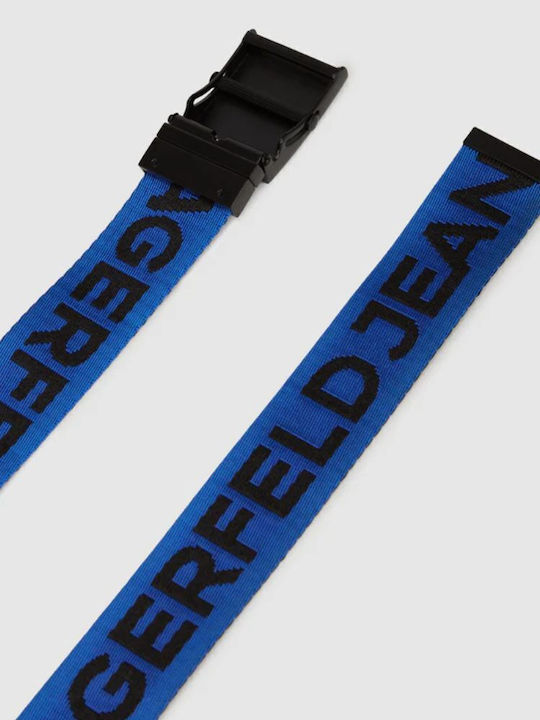 Men's Belt Webbing Belt Double Sided Black