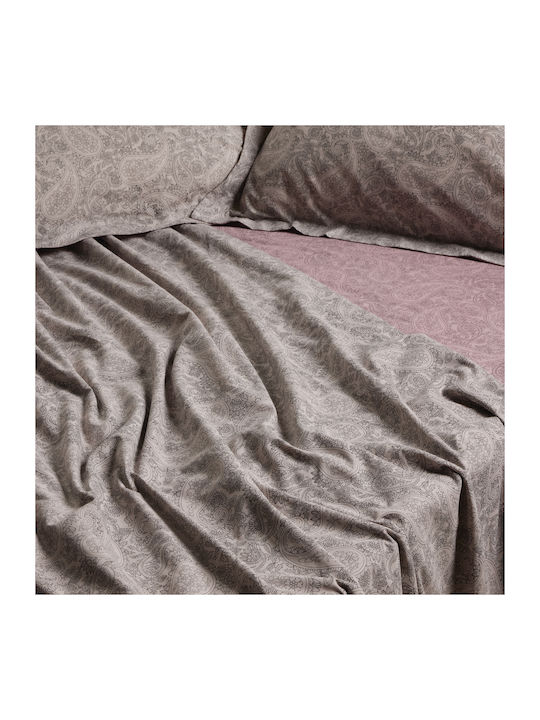 Das Home Комплект Плик за Завивка Единичен с Калъфка 160x240 Casual 5438 Grey, Lilac