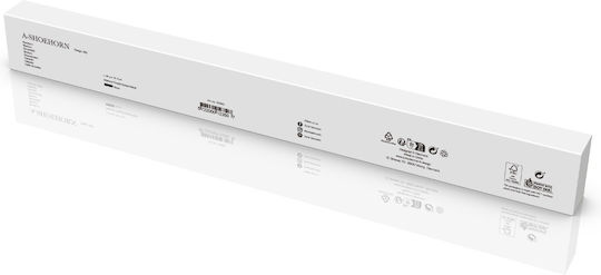Zone Denmark Κόκκαλο Παπουτσιών Μεταλλικό 45 Εκ Zone-a Soft Grey