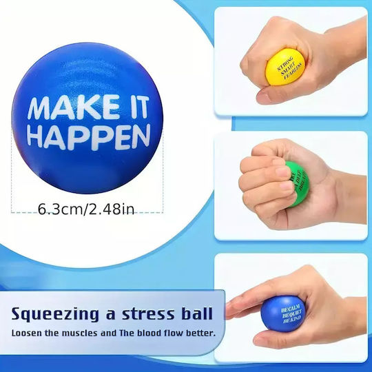 Топка Squishy Топка Искрящ Многоцветна (Различни Видове) 1 бр