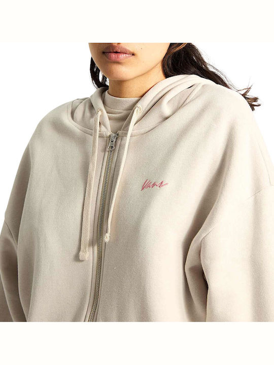 Everyday Os Women's Sweatshirt Jacket Hooded Oatmeal