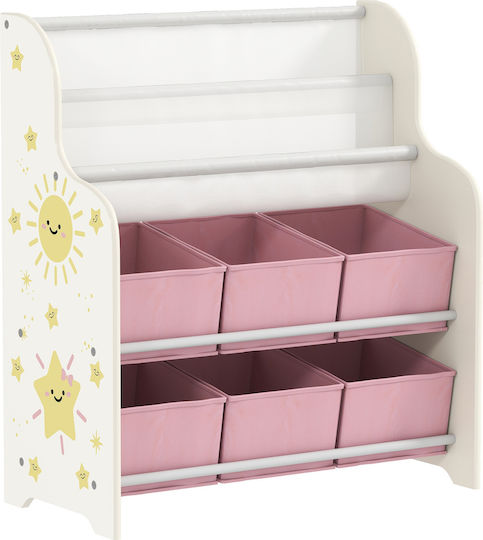 Aiyaplay Toy Storage System made of Wood Pink 63x30x71cm 1pcs