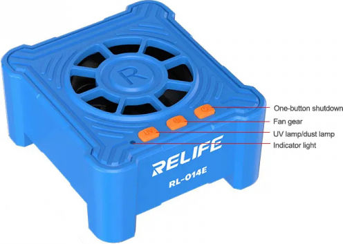 Relife Uv Curing Fan pentru Service-ul de Telefonie Mobilă RL-014E