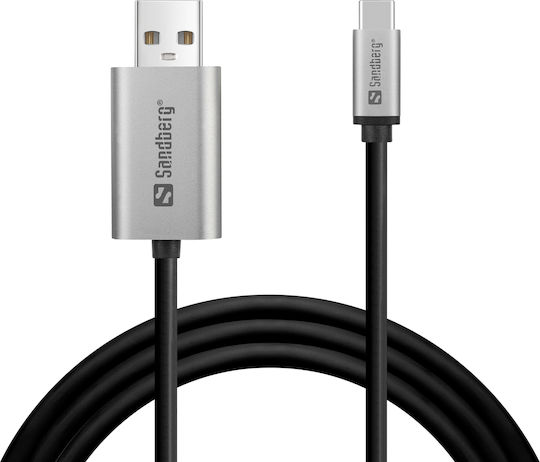 Sandberg USB 2.0 Kabel USB Typ-C männlich - USB-A 2m 136-51