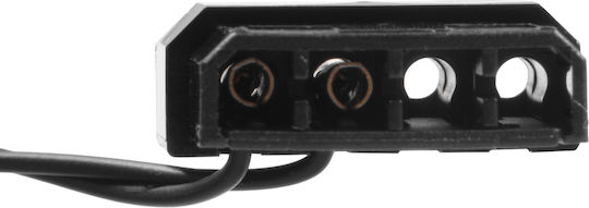 Akyga AW-12A-WH Case Fan 120mm (1000rpm) With White Lighting And 3-Pin / 4-Pin Molex White Connection