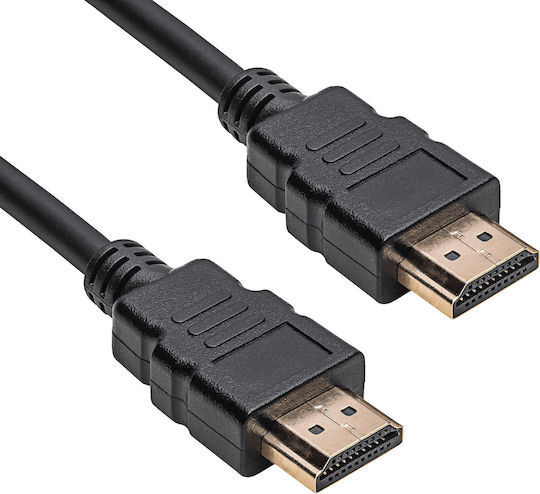 Akyga HDMI 1.4 Hochgeschwindigkeits 1080p 120Hz Winkel Kabel HDMI-Stecker - HDMI-Stecker 15m Schwarz