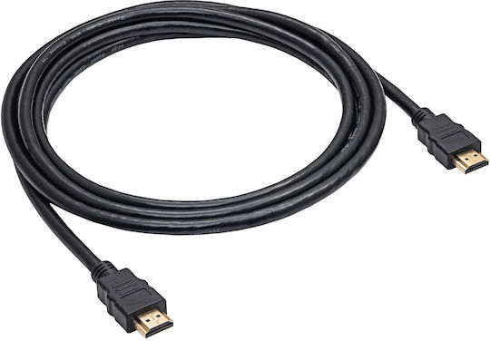 Akyga HDMI 1.4 Hochgeschwindigkeits 1080p 120Hz Kabel HDMI-Stecker - HDMI-Stecker 3m Schwarz