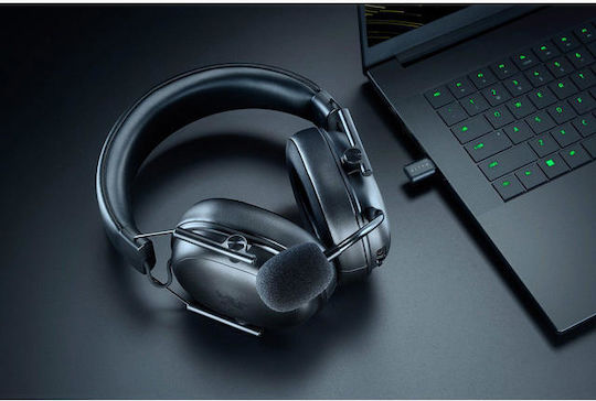 Razer BlackShark V3 X Hyperspeed Ασύρματο Over Ear Gaming Headset με σύνδεση Bluetooth / USB Black