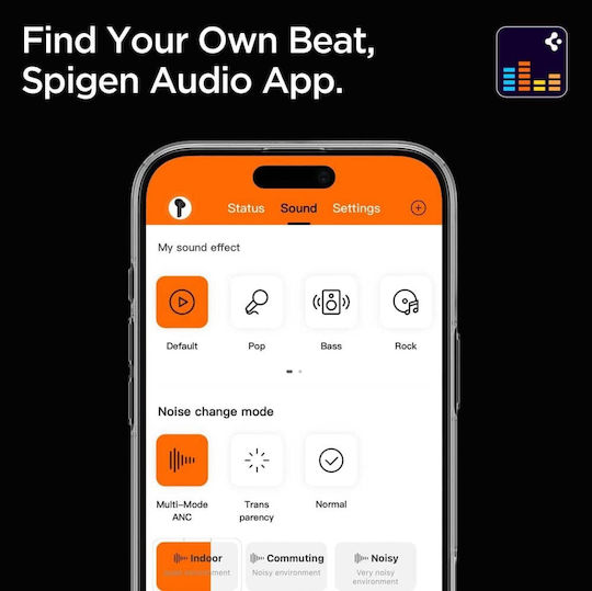 Spigen Wireless / Wired Over Ear Headphones Black